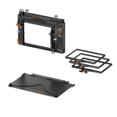 Bright Tangerine Misfit Kick Clamp on/Swing away 3-stage matte box